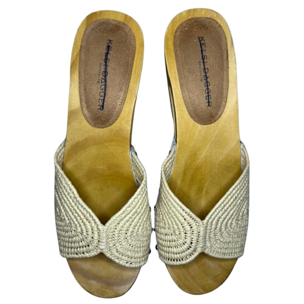 Kelsi Dagger Brooklyn Dreamer Clogs - Natural | Size 7 | New Without Box - Picture 3 of 8